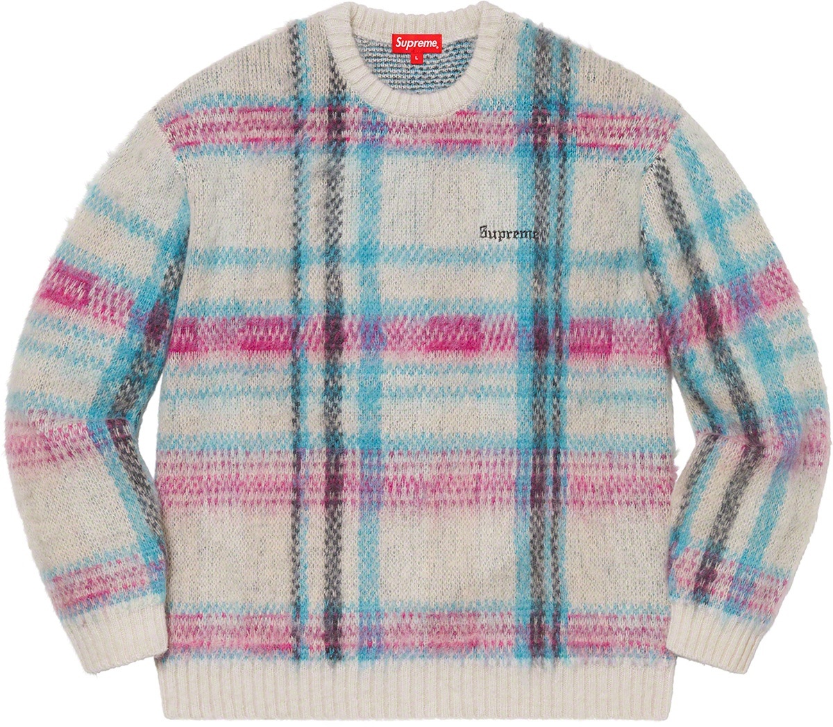 Brushed Plaid Sweater view 3
